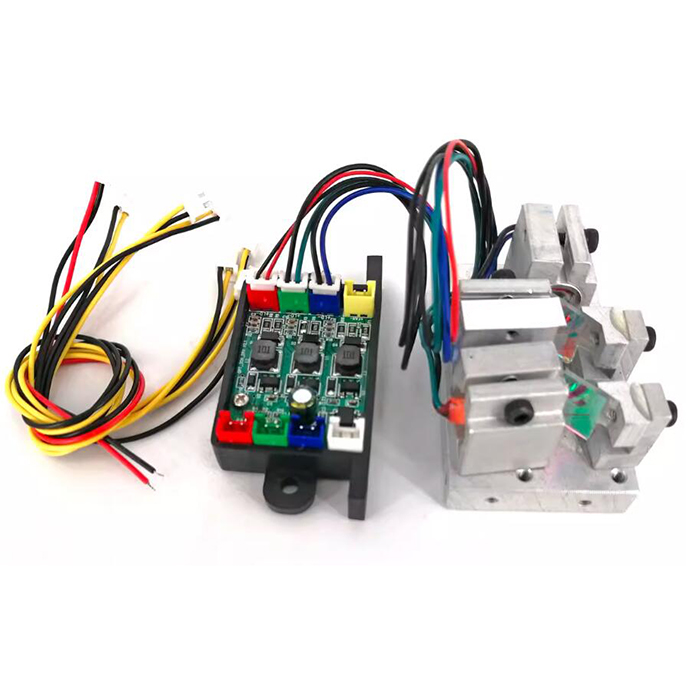 300mW RGB Combined Light White Laser Module With TTL Modulation Laser Lamp 12V - Click Image to Close
